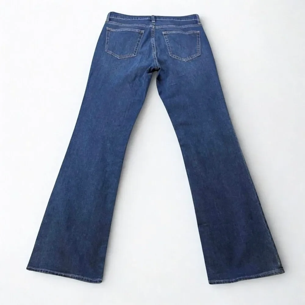 GAP Denim Womens Bootcut Jeans Size 6 28R Medium Wash Stretch Blue